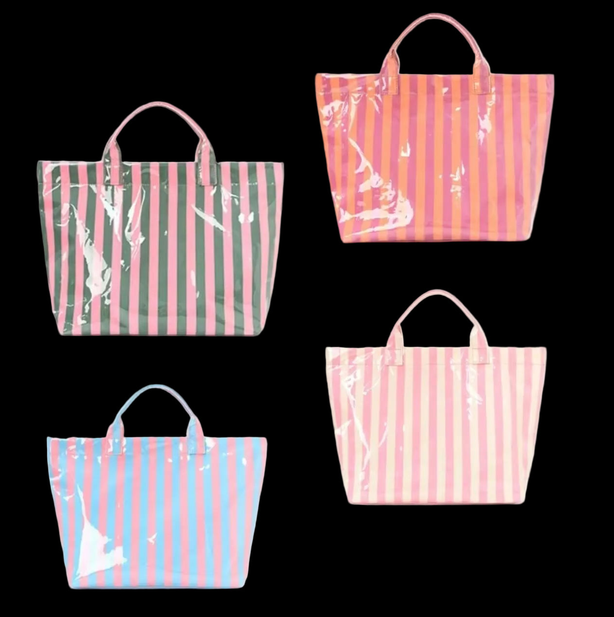 Striped Tote Bag