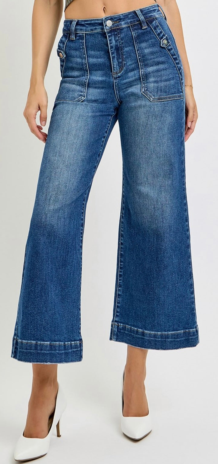 Risen Patched Jeans