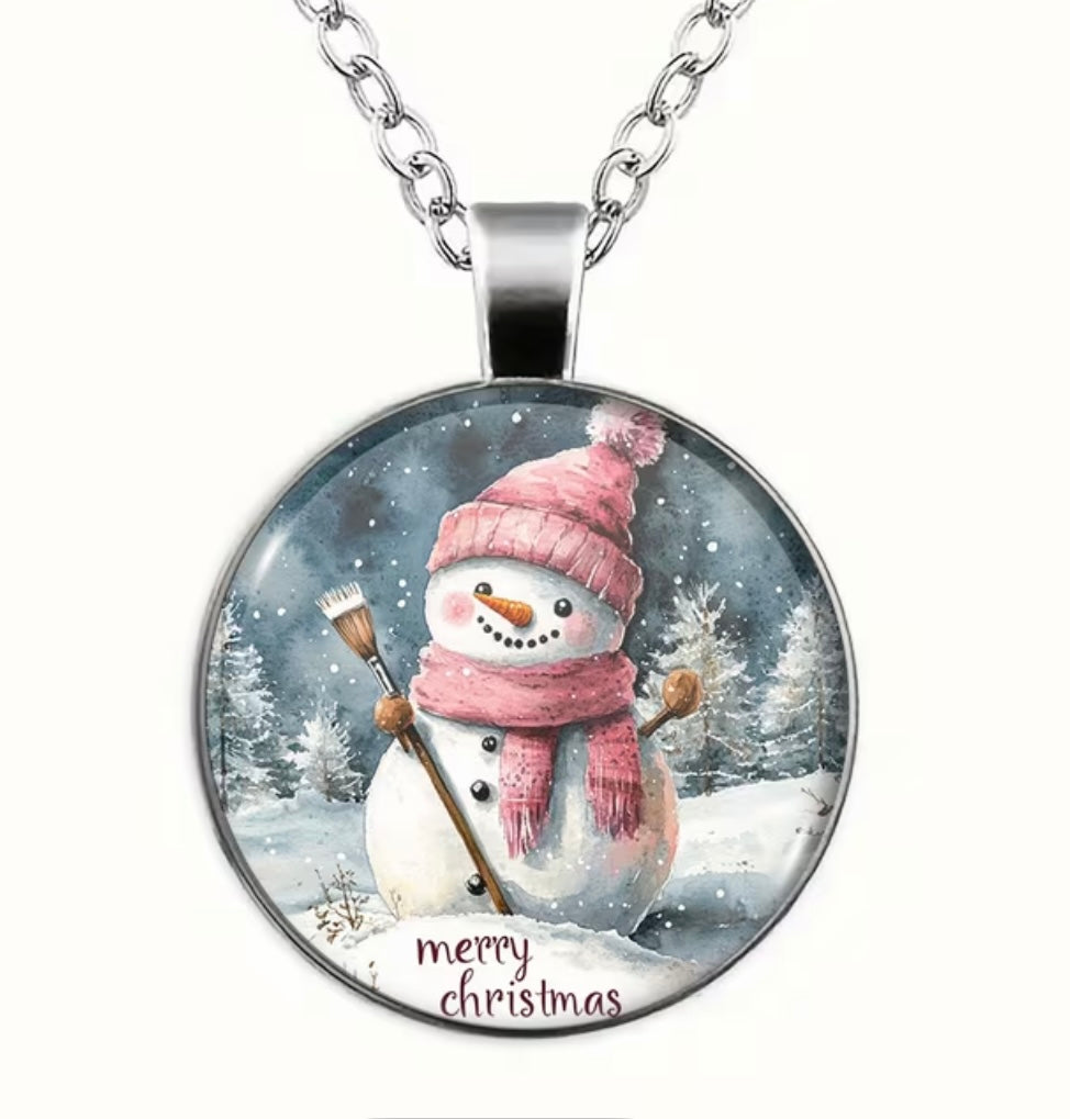 Cutest Snowman Necklace