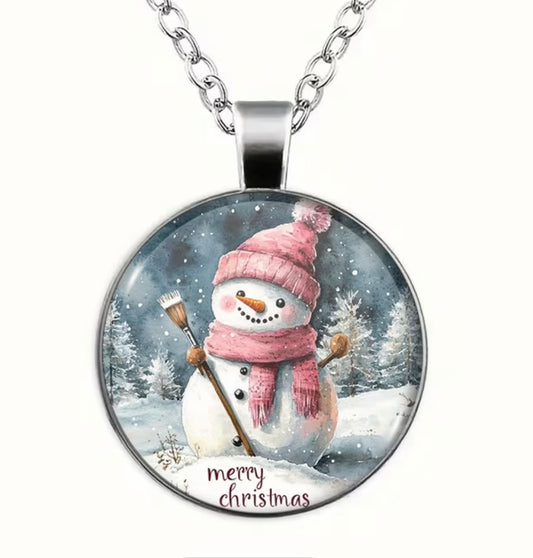 Cutest Snowman Necklace