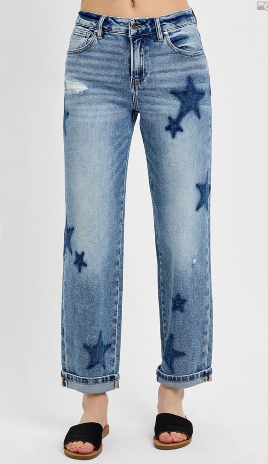 Risen Shadow Star Jean