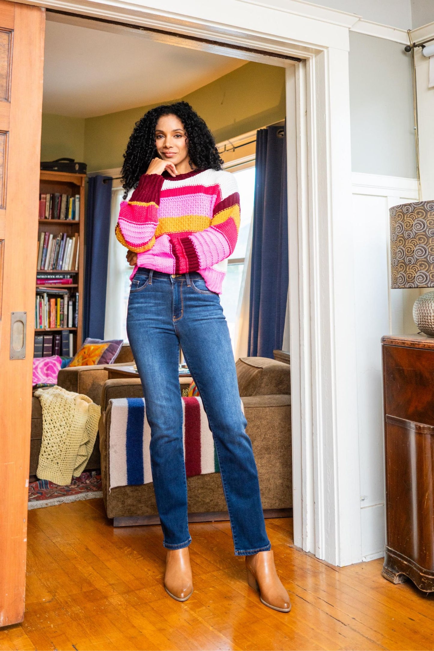 Judy Blue Thermal Straight Jeans