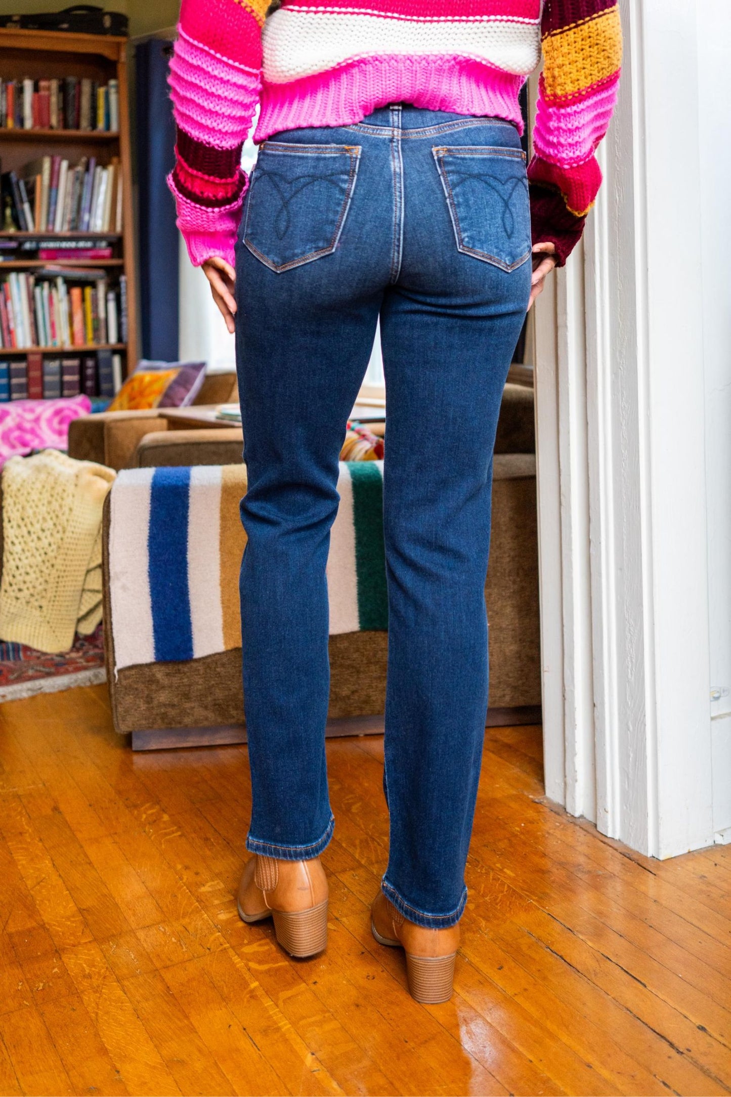 Judy Blue Thermal Straight Jeans