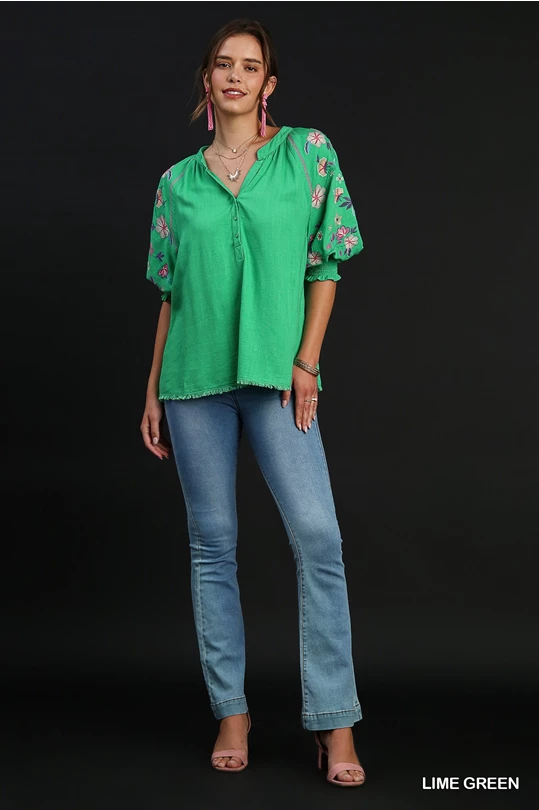 All About the Embroidery Top