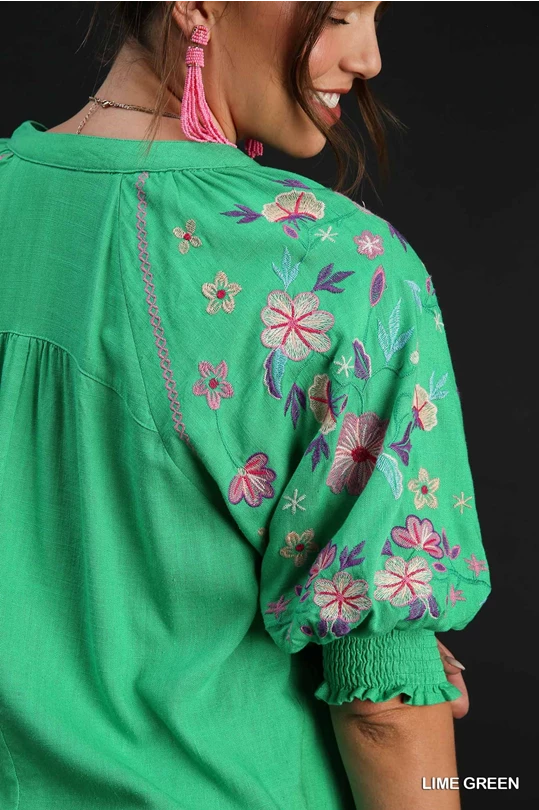 All About the Embroidery Top