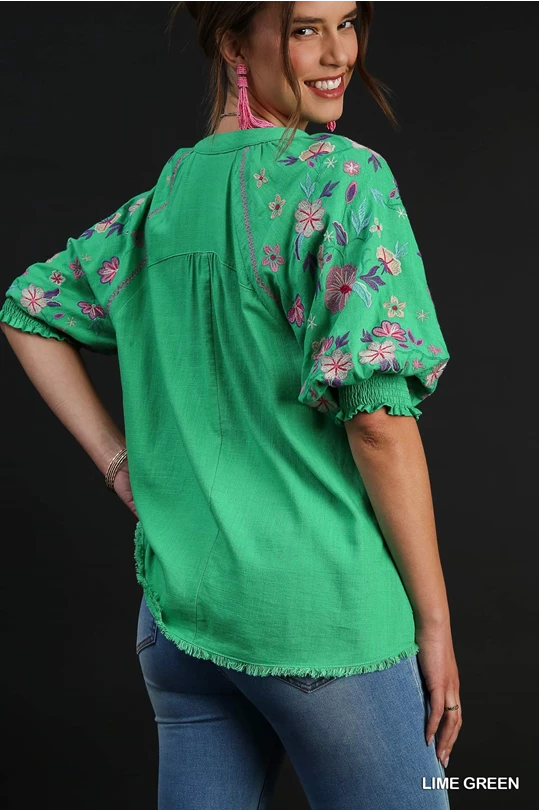 All About the Embroidery Top