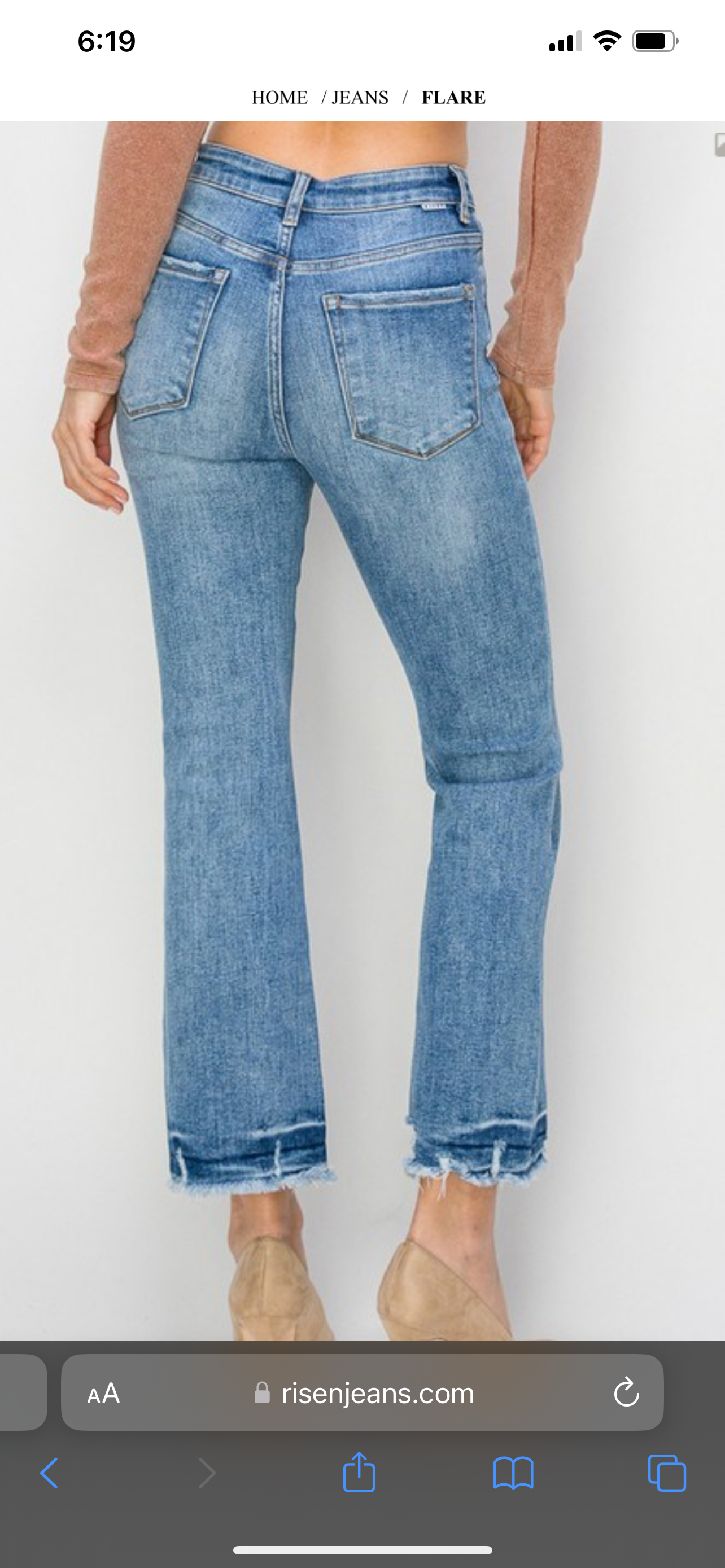 Risen Rough Ends Jean