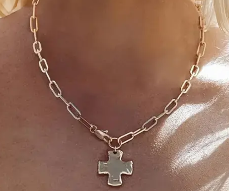 Gold Cross Necklace
