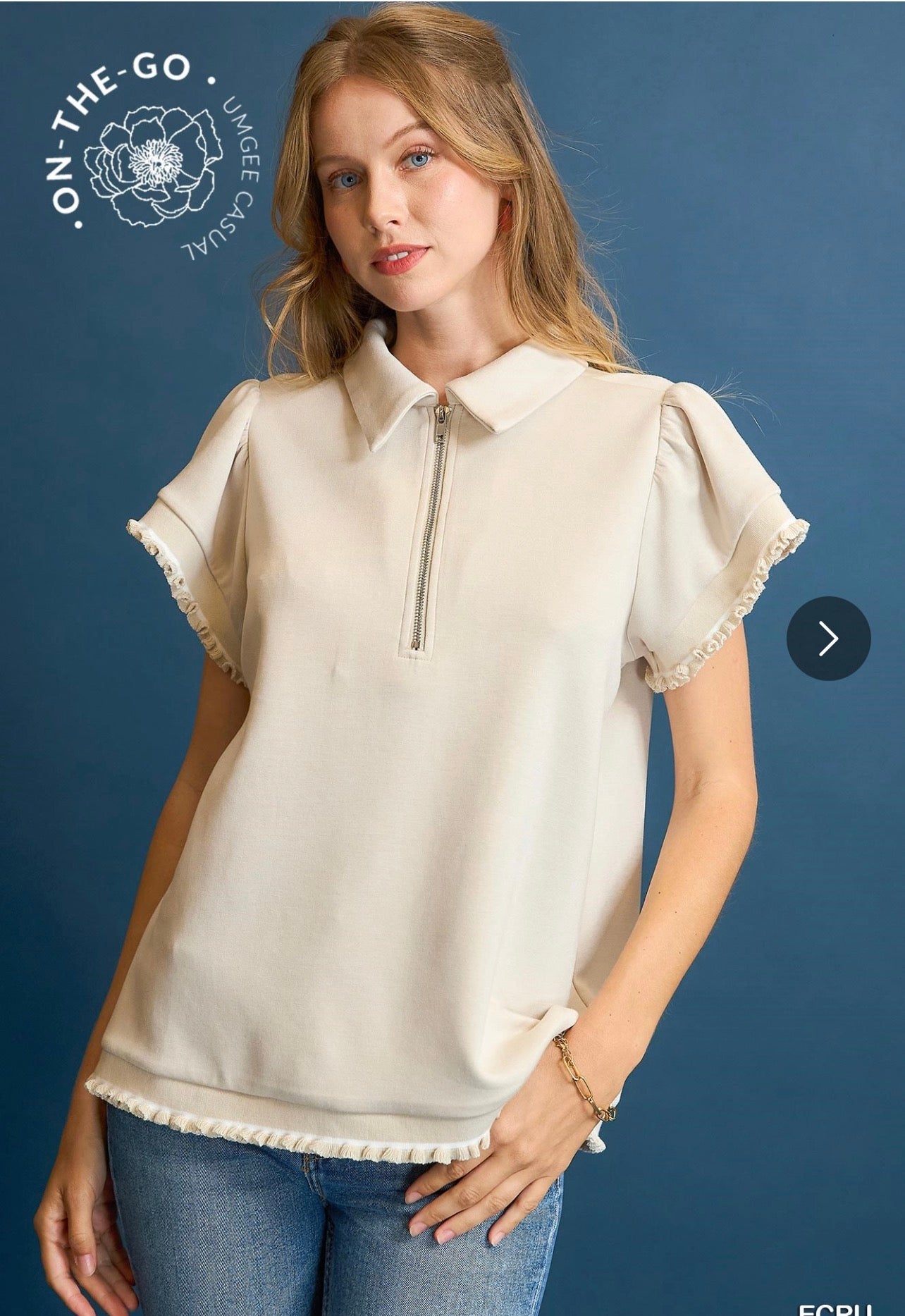 The Daisy Ruffle Edge Top
