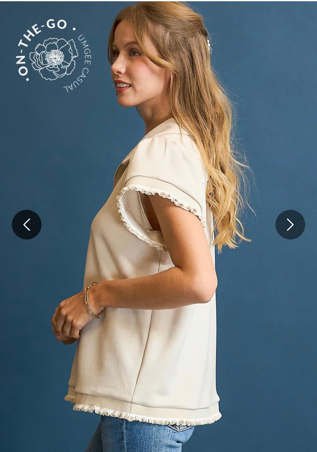 The Daisy Ruffle Edge Top