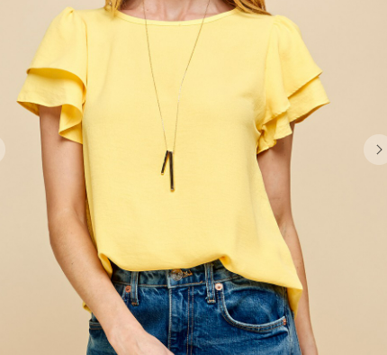 Double Ruffle Top