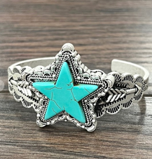 Lone Star Turquoise Cuff Bracelet