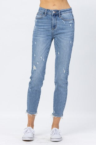 Judy Blue Mineral Wash Ankle Jean